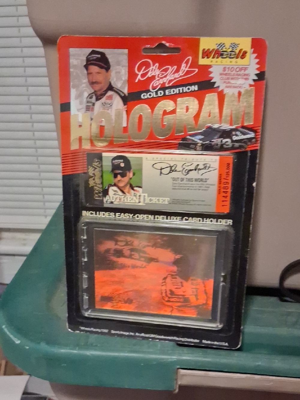 Nascar Hologram Gold Edition Red and Black Collectible